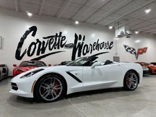 2014 Chevrolet Corvette CONV 3LT, Z51 SPLR, J6F, NPP IWE SUEDE CHROMES 28k
