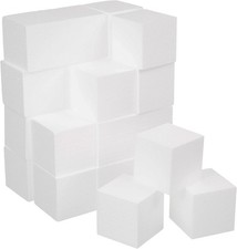 24 Pack of 2x2x2 Inch Foam Square Blocks for Crafting and Sculpting