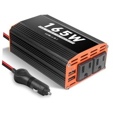 165W Car Power Inverter 12V to 110V/120V DC Converter 330W Peak Power
