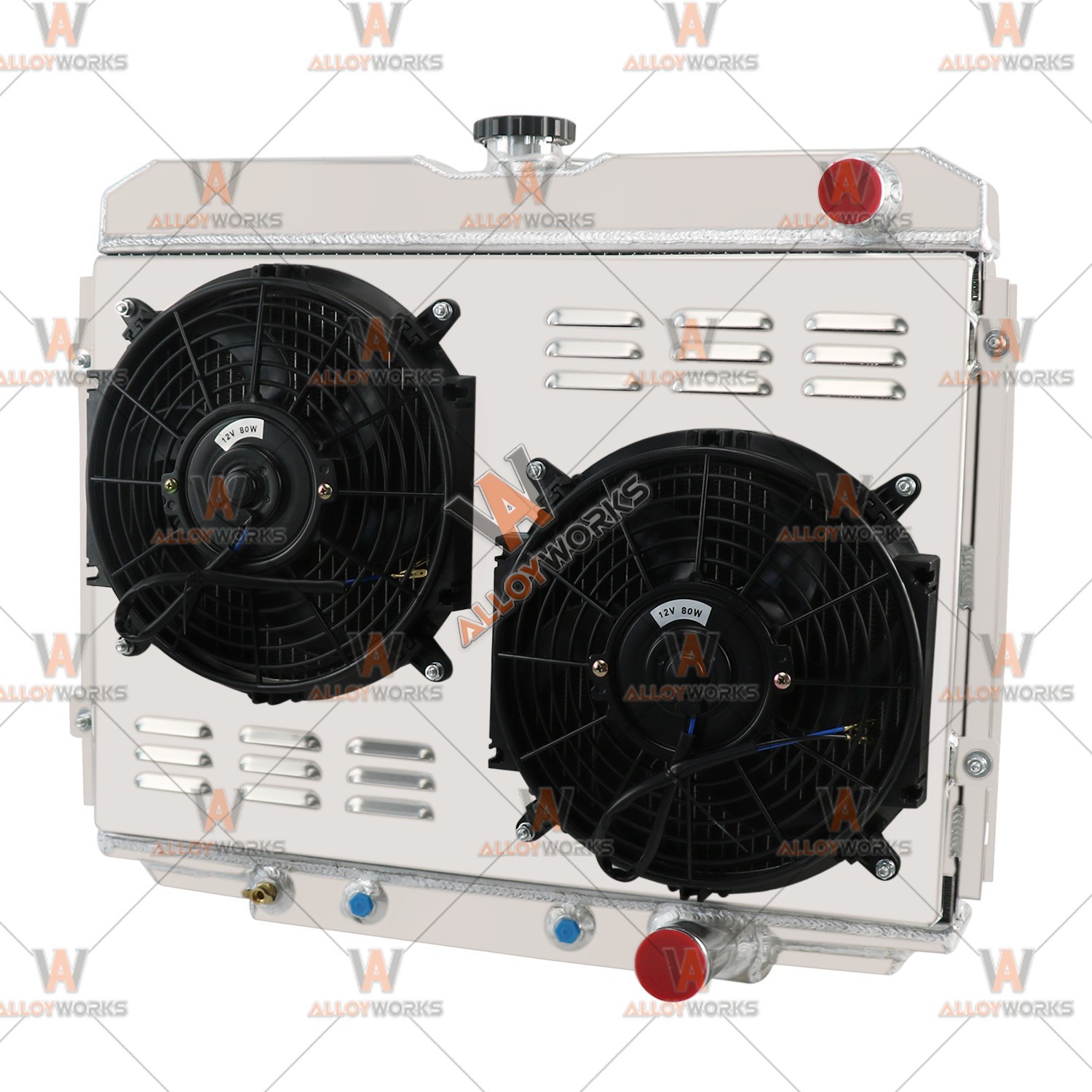 4 Row Radiator Shroud Fan For 1967-1970 Ford Mustang Base/ Mercury Cougar XR7 V8 thumbnail 6