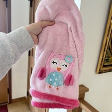 Baby Gear Pink Owl Plush Fleece Girl Baby Security Blanket Lovey Aqua Blue Pink