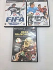 PlayStation 2 Fifa World Cup Fifa 2005 & 2001 Games Lot Tested Working