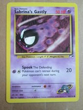 Sabrina's Gastly - 93/132 - Common WOTC TCG—Gym Heroes Pokemon Card on eBay