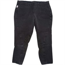 Tailored Sportsman 1965 Breeches 32 R Brown Side Zip Knee Patch USA Riding Pants