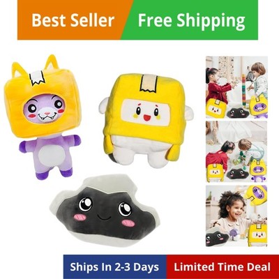 Foxy and Boxy Plush Rocky - 3Pcs Plushie Toys The Best Gift for Christmas Bir...