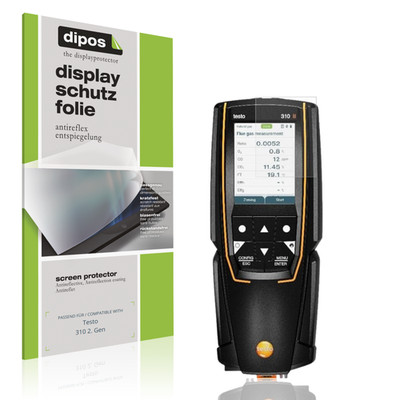 4x Schutzfolie matt für Testo 310 2. Gen Displayschutzfolie Folie Display