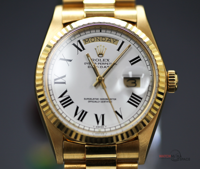 Vintage Rolex Day-Date ref.1803 18K Yellow Gold - 36mm w/ White