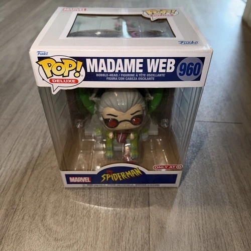 Funko Pop! Deluxe Marvel Spiderman Madame Web Target Exclusive #960 Vinyl Figure