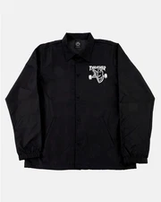 Thrasher x Spitfire Wheels Thrash And Burn Black Coaches Jacket