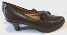 Sofft Shoes Womens 8.5 Brown High Heel Shoes Pumps Brown Leather Business Casual