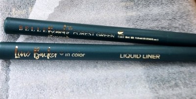 2 Pack Of Belle Beauty by Kim Gravel, Liquid Eyeliner Forest Green