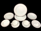 (2) 7 Piece Place Settings Vintage Noritake Pattern #5507 "Petite" Platinum Trim — photo 1