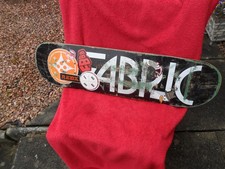 Fabric skateboard deck with grip tape fitted pre-loved & straight 31 x 7.75