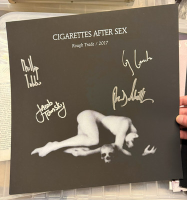 Cigarettes After Sex signed Autograph Lithograph