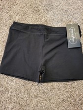 Revolution Dancewear Boy Short Black Size Adult Large NWT