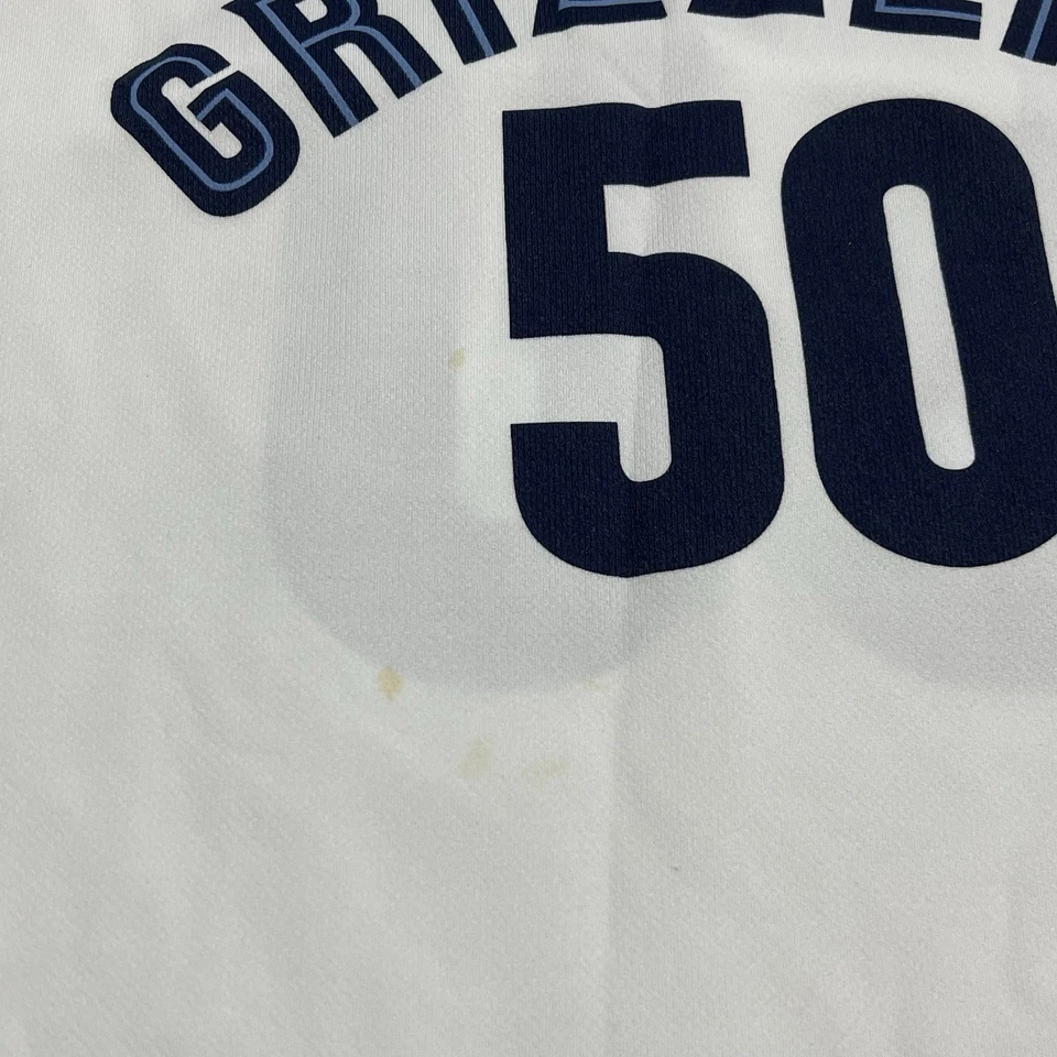 Adidas NBA Zach Randolph #50 Memphis Grizzlies Jersey Men’s Large White Blue  - Image 4 of 4