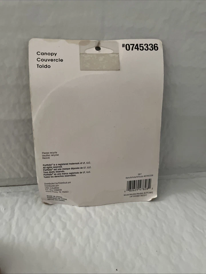 Portfolio 5-in L x 5-in dia Bronze Finish Canopy Light Cap and Finial Kit - Image 3 of 3