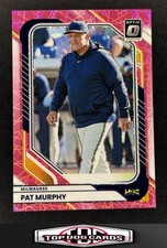 2026 Donruss #21 Pat Murphy Optic Pink Velocity /79 Milwaukee Brewers