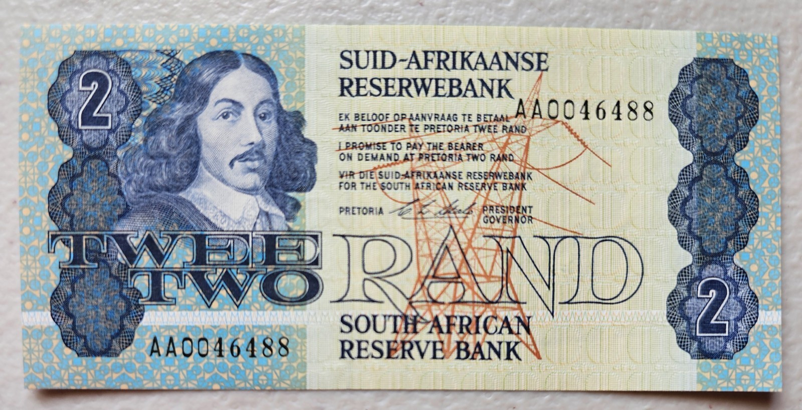South Africa 2 Rand 1990 Unc