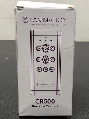 New ListingFanimation CR500 Non-Reversible Fan and Light Remote - White