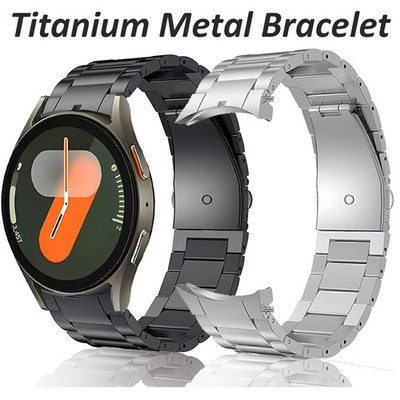 Titan Metall Armband für Samsung Galaxy Watch FE 7 6 5 44mm/40mm/Classic 42/47mm