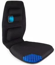 FOMI Premium Gel Cushion and Firm Back Support for Midback Chairs Open Box 