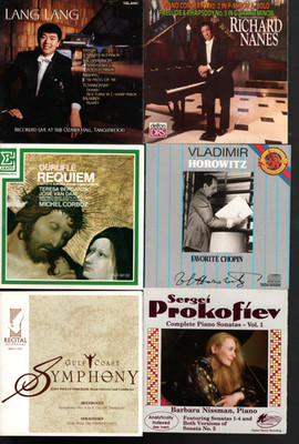 Lot of 12 CD cover art  for classical music (CD)