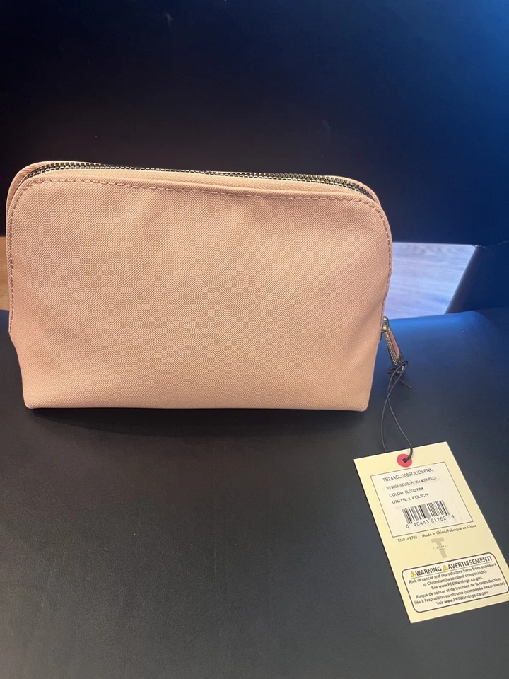 Ted Baker Estuche de Cosméticos Bolsa Rosa Nube Cremallera Superior Bolso Personal 6x8 Nuevo con Etiquetas  Foto 2 de 4