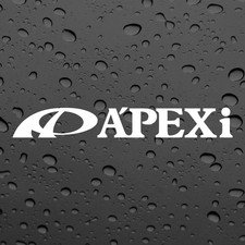 APEXI A'PEXI X2 STICKERS WHITE GRAPHICS DECAL STICKER RACE TRACK JDM JAP CAR
