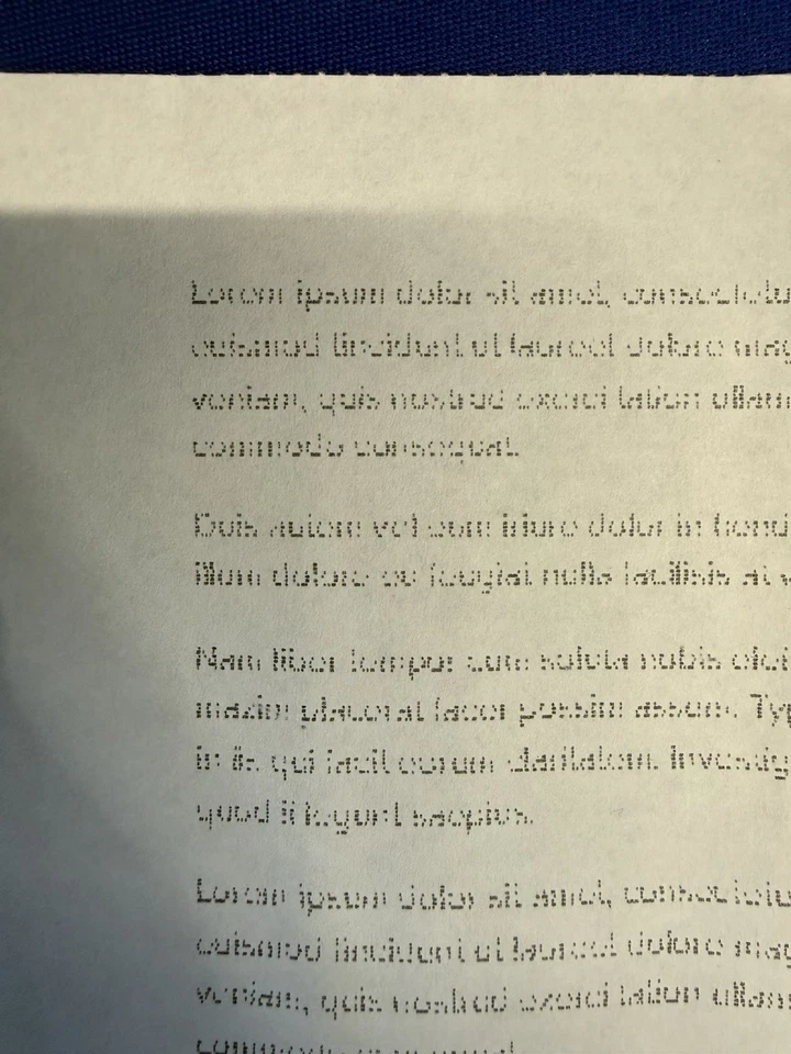 24-контактный матричный принтер Epson LQ-590 Impact Dot — печатный тест — прочтите описание - Изображение 4 из 4