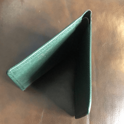 Billetera plegable vintage de cuero taiga verde LOUIS VUITTON MI0917 - Imagen 13 de 16