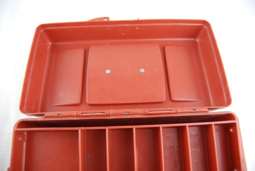 Alter Pal 1040 Angelkoffer ein Tablett Burnt Orange Vintage - Bild 4 von 12