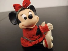 Minnie Mouse Vintage 1980's Clip-On Gripper Pencil Grabber Hugger Red Gloves