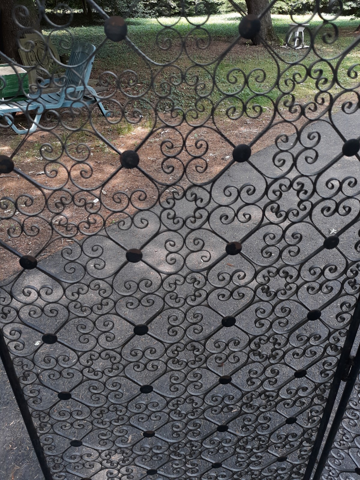 Vintage Mid Century Modern Wrought Iron Folding Screen eBay