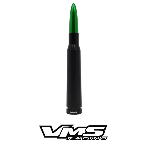 VMS Green Tip Bullet Antenna for Jeep Wrangler Gladiator Cherokee Renegade - Picture 3 of 4