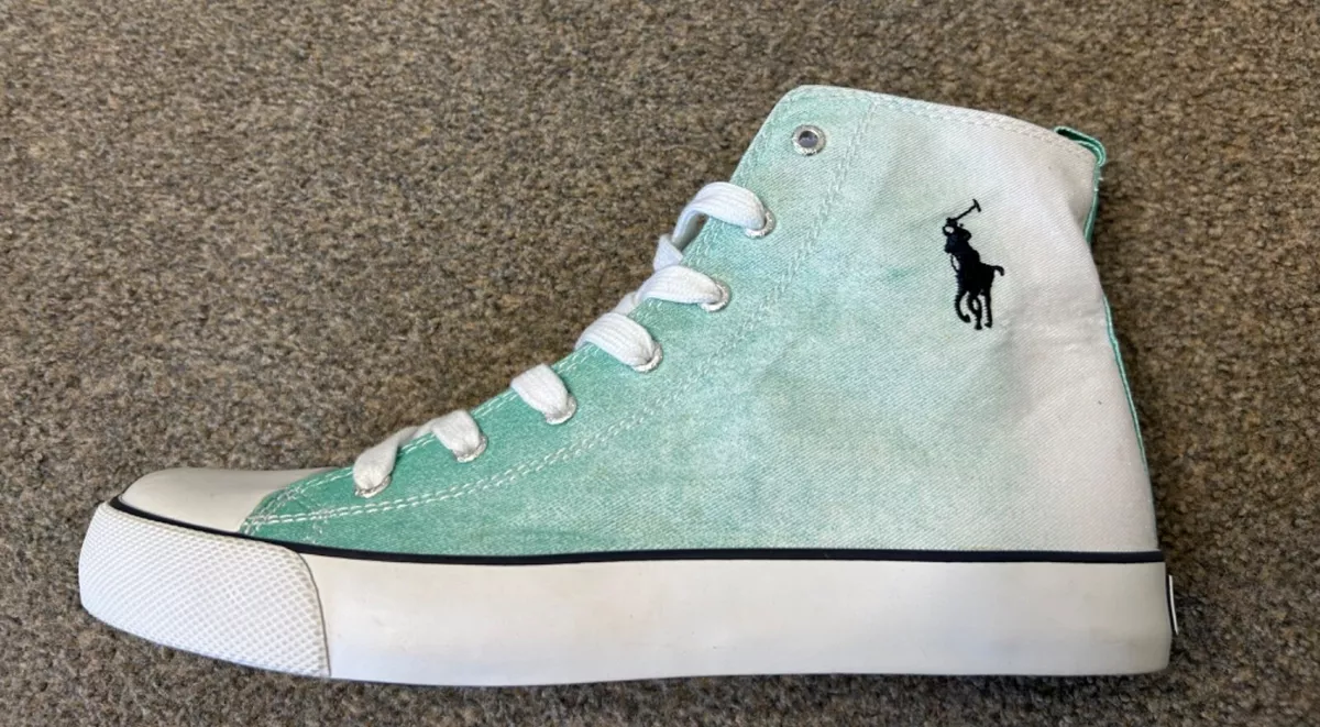 Ralph lauren hi top deals trainers