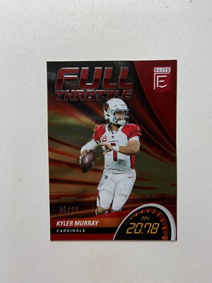 2022 Panini Donruss Elite Full Throttle Kyler Murray #FT2 /99 RED