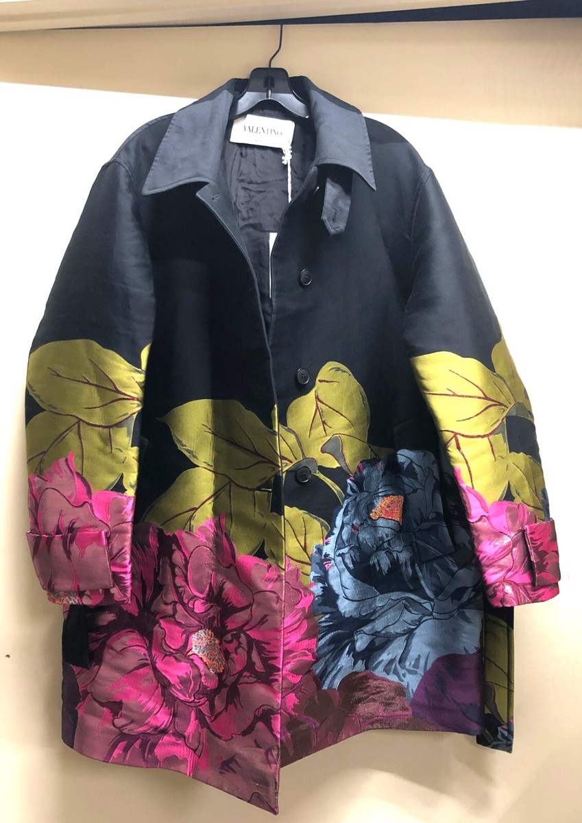 Women's Floral VALENTINO Coat New with Tags Size: 46 retail $6900