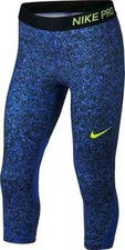 Nike Pro Girls Printed Capri Training Tights. New. Kids Size: S, L