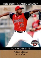 2018 South Atlantic League Top Prospects Choice #17 Alex Speas NM Baseball Card