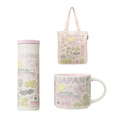 Starbucks Japan Spring Been There Series Sakura Totebag Thumbler