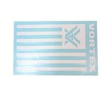 Vortex Optics USA Flag Sticker Decal in White