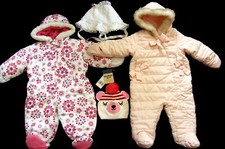 Girl 3-6 M: 6-9 M: NWT OSHKOSH SNOWSUIT Never Worn FIRST IMPRESSIONS SUIT