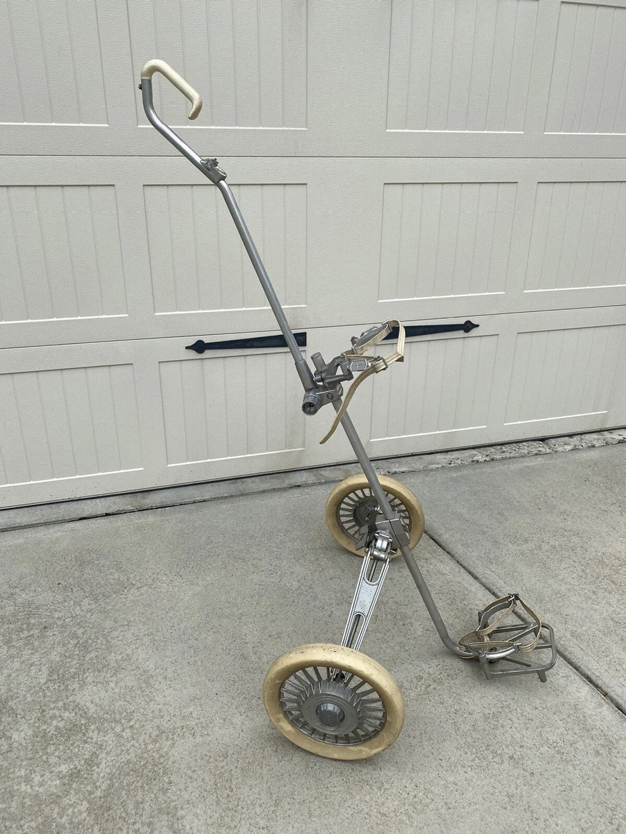 Vintage golf push cart new arrivals