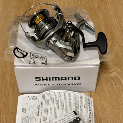 SHIMANO NASCI 4000XG Spinning Reel 21 Gear Ratio 6.2:1 Fishing