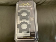 1 Scope Rings Carbon Fiber High Mount Black