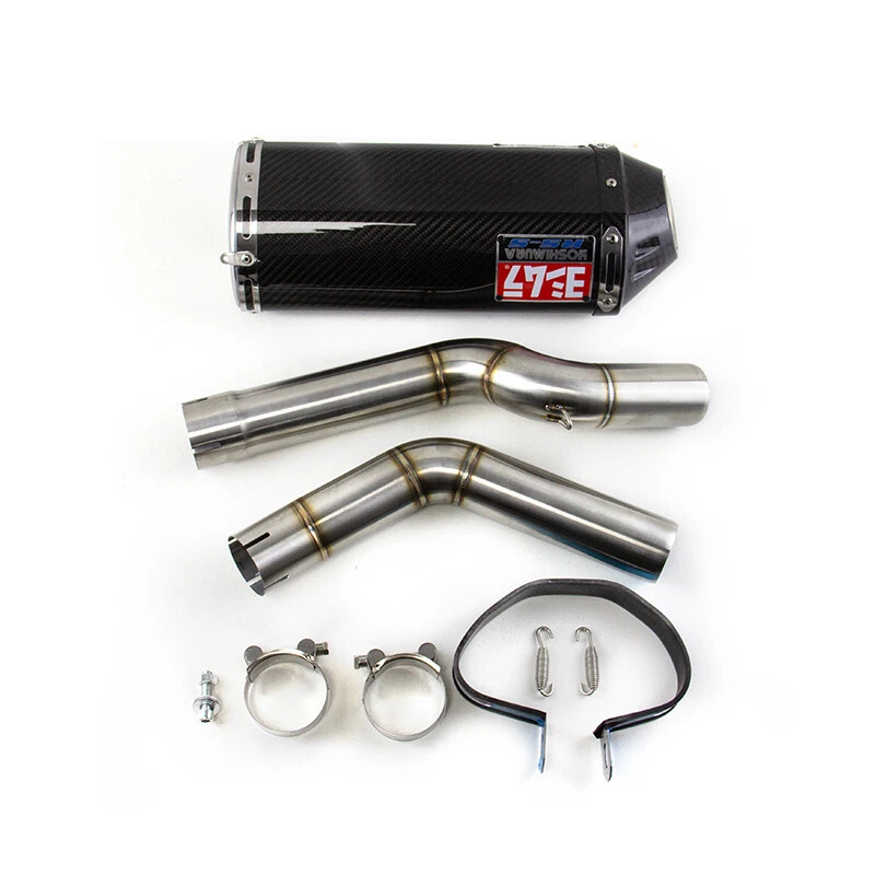 For Honda CBR600RR F5 2005-2024 Exhaust System Kit Mid Link Pipe Carbon Muffler - Image 3 of 4