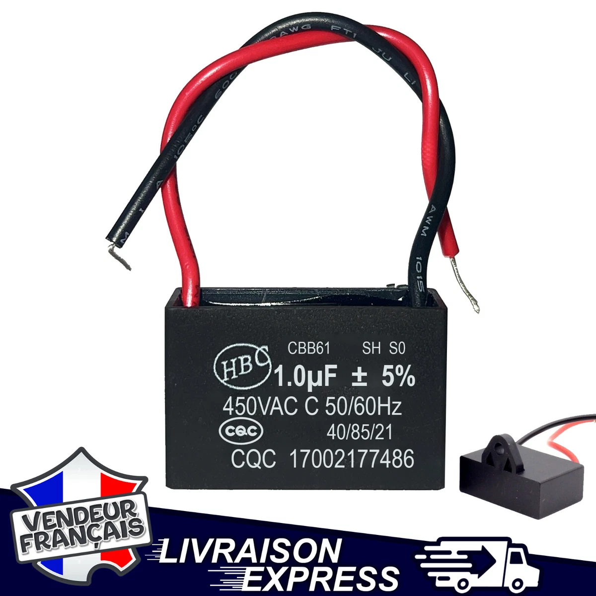 Superkondensator 5,5 V – 1 F Typ SE-5R5-D105VY, Für Lötanschluss, Typ-C/H/V