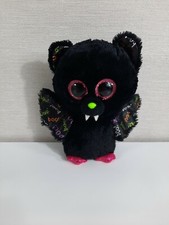 Ty Beanie Boos Bat Plush Halloween Collection Scarem Black Dart Toy 6"