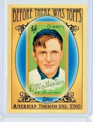 2011 Topps Before There Was Topps Insert American Tobacco 1911 T205 #BTT2 - MINT